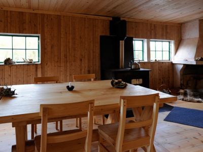 G�stehaus in Schwedisch Lappland.