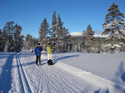 Schweden Winterurlaub Idre Langlaufen