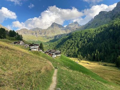 wandern mit gep�cktransport italienische alpen monte rosa