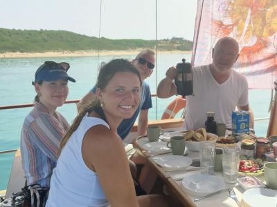 Spa� beim privaten Segelt�rn mit Familie oder Freunden