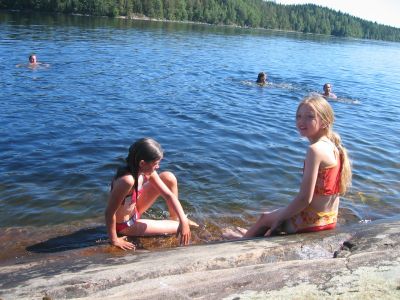 Familienreise Schweden Natur Seen S�dschweden Sommerulaub Badeurlaub 