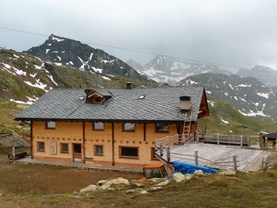 Etappenunterkunft Rifugio Orestes H�tte bei Bergwandern im Aostatal