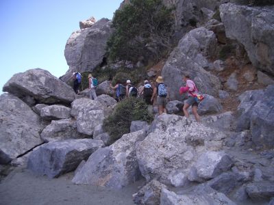 Wanderurlaub Kreta Pr�veli-Schlucht.