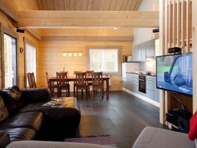 Familienurlaub in der Holzh�tte Savo in Ristiina