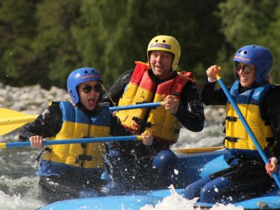Rafting auf der Otta f�r Eltern mit Kindern