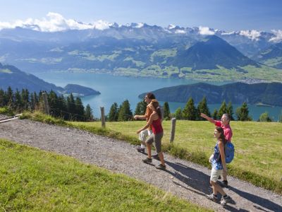 Kinderfreundliche Wanderwoche in der Schweiz am Vierwaldst�ttersee