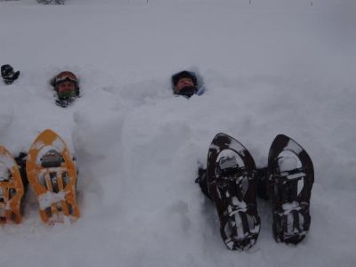 Zur Abwechslung eine Schneeschuhwanderung