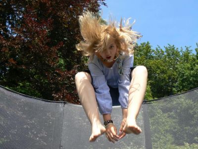 trampolin spass urlaub maedchen thueringen