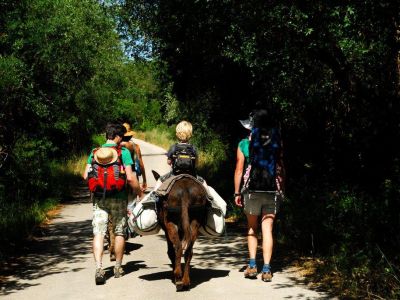 Wanderurlaub mit Gep�cktransport durch Esel Agarve Portugal