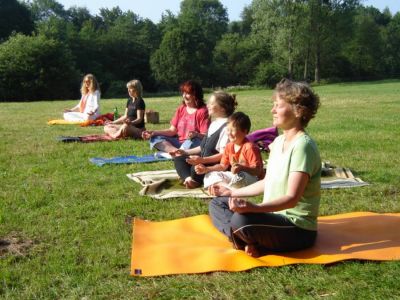 Yoga im Freien
