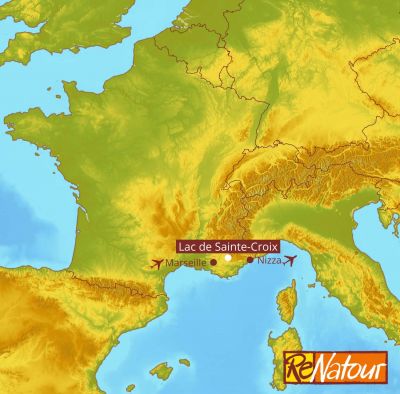 Familiencamp Abenteuercamp Frankreich Lac du St. Croix Provence