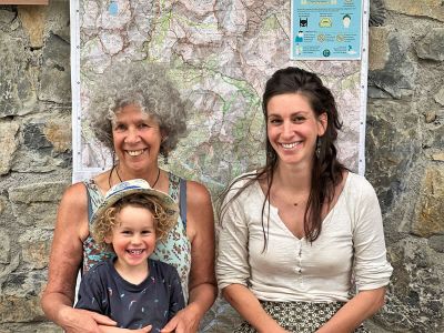 Das sympathische Team vor Ort