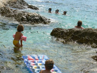 Badeurlaub in der Bucht von Sveti Marina