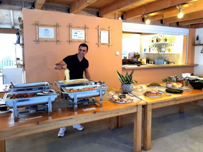 buffet abendessen nachhaltigkeit eigener anbau